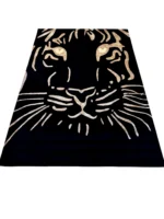 Tappeto Decor Bambu Silk Tigre 350x250 cm Nero e Beige - immagine 9