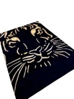 Tappeto Decor Bambu Silk Tigre 350x250 cm Nero e Beige - immagine 7