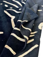 Tappeto Decor Bambu Silk Tigre 350x250 cm Nero e Beige - immagine 5