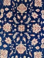 Tappeto Ziegler Extra Persiano 267x170 cm blu navy e avorio con medaglione centrale - immagine 10