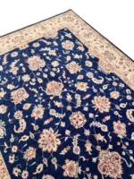 Tappeto Ziegler Extra Persiano 267x170 cm blu navy e avorio con medaglione centrale - immagine 5