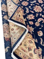 Tappeto Ziegler Extra Persiano 267x170 cm blu navy e avorio con medaglione centrale - immagine 2