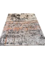 Tappeto Decor Bambù Seta 250x200 cm Astratto Grigio e Terracotta - immagine 9