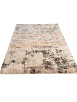 Tappeto Decor Bambù Seta 250x200 cm Astratto Grigio e Terracotta - immagine 8