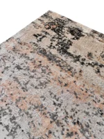 Tappeto Decor Bambù Seta 250x200 cm Astratto Grigio e Terracotta - immagine 7