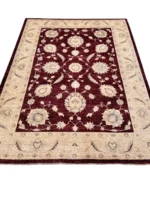 Tappeto Ziegler Extra 236x167 cm Rosso e Beige Motivo Floreale - immagine 3