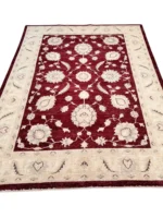 Tappeto Ziegler Extra 236x167 cm Rosso e Beige Motivo Floreale - immagine 2