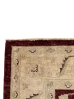 Tappeto Ziegler Extra 236x167 cm Rosso e Beige Motivo Floreale - immagine 6