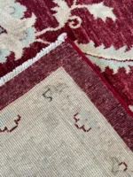 Tappeto Ziegler Extra 236x167 cm Rosso e Beige Motivo Floreale - immagine 5